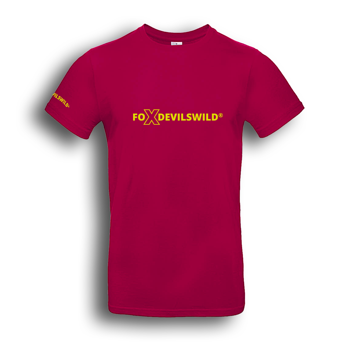 Foxdevilswild® T-Shirt - style eleven - Workwear / Freizeitshirt sorbet / lime