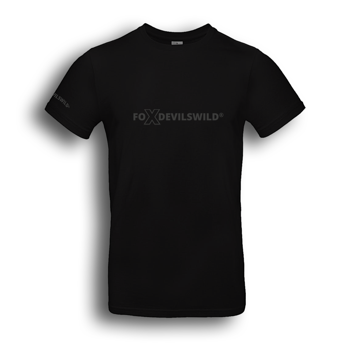 Foxdevilswild® T-Shirt - style eleven - Workwear / Freizeitshirt schwarz / grau