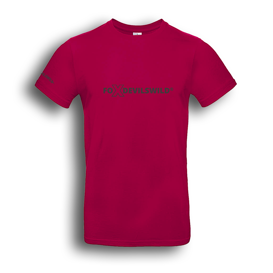 Foxdevilswild® T-Shirt - style eleven - Workwear / Freizeitshirt sorbet / grau